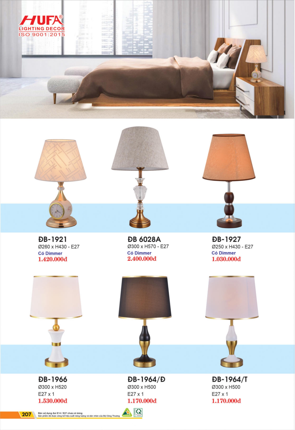 Bảng giá đèn LED HUFA 2026